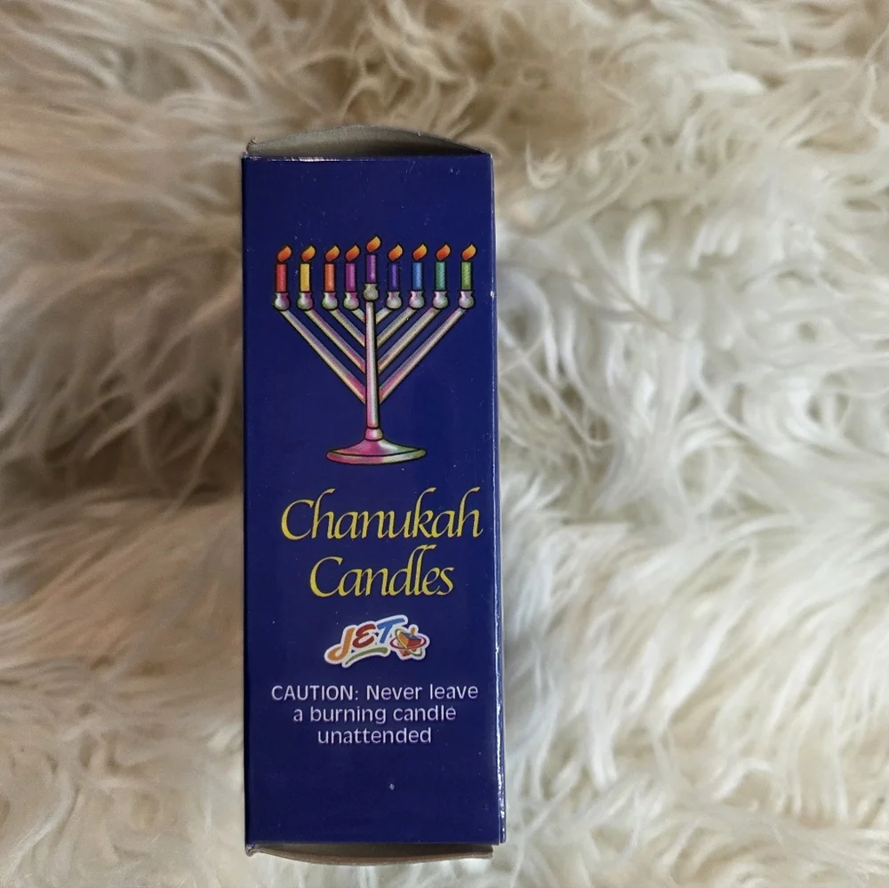 Jet Gold Menorah To Go Set Kosher Candles Dreidel